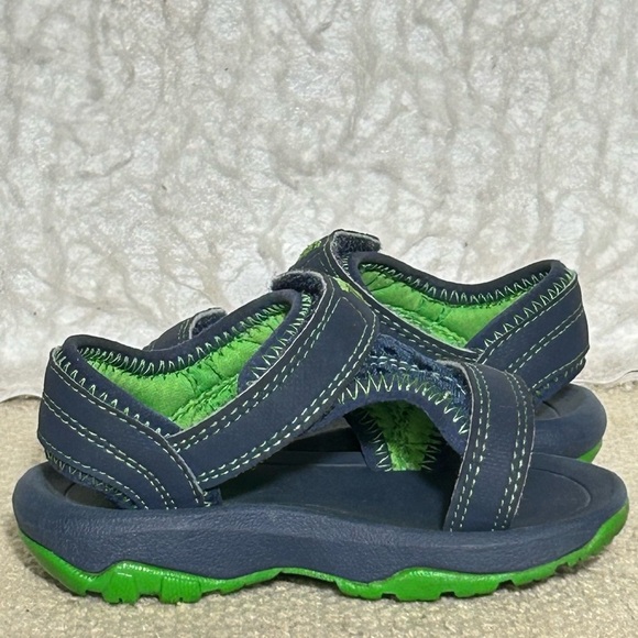 Teva Toddler Kids Blue Psychone XLT Hook/Loop Closure Sport Sandal Shoes SZ US 4 - Picture 6 of 9